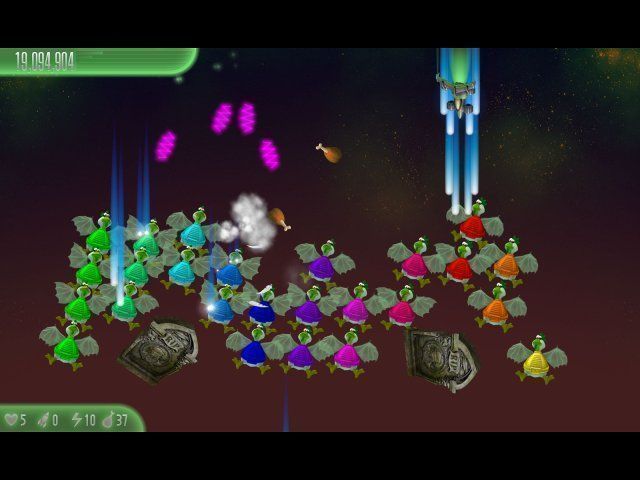 Chicken Invaders 5: Cluck of the Dark Side. Halloween Edition