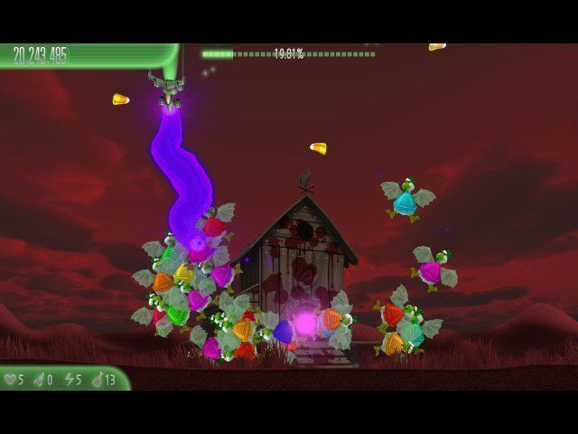 Chicken Invaders 5: Cluck of the Dark Side. Halloween Edition